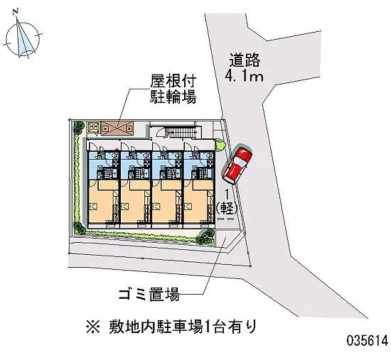 ★手数料０円★池田市石橋４丁目　月極駐車場（LP）